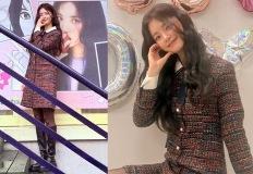 17년간 300번의 보조출연 끝에 주연배우로 우뚝 선 '오뚝이' 여배우, 트위드 원피스룩 이미지