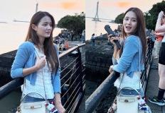 ‘5월의 신부’ 남보라, 5자매 대만 여행! 청순 인형 비주얼 폭발한 카디건 데님룩 이미지