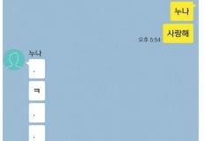 친누나한테 사랑한다고 해본 남동생 이미지