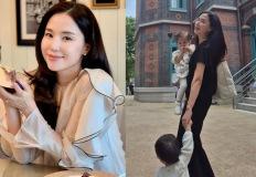 '죄송합니다' '죄송합니다' 입에 달고 산다는 '쌍둥이' 워킹맘 172cm 여배우, 일상룩 이미지