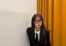 츄, 하의실종 수트에 시스루 스타킹까지 완벽 이미지