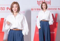 김성령, 멋과 품격 다 갖춘 오버핏 세련美! 우아한 실루엣 와이드 팬츠룩 이미지