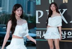 ‘솔로지옥’ 이시안, 12Kg 감량 미인의 나들이! 흰꽃 입은 튜브톱 투피스룩 이미지