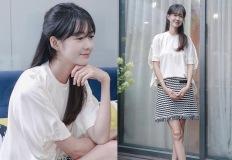 23살에 프로골퍼와 결혼, '아이 셋' 대학생 엄마!  173cm  여배우, 데일리룩 이미지