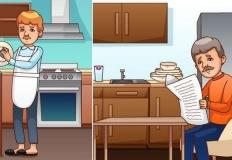 두 남자 중에서 누가 아내가 있습니까? 정답 맞추면 당신은 분석력 높은 사람 이미지