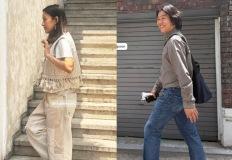 "누가 이효리야?"12년을 같이 살더니 닮은꼴 되어가는 톱스타 부부, 봄 나들이룩 이미지