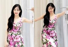 소녀시대 티파니영, 35세 사랑스런 꽃 미모! 더 치명적인 눈웃음 플로럴 원피스룩 이미지