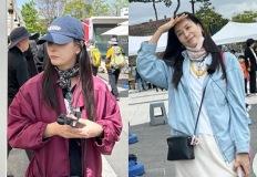 고소영, 50대 패셔니스타의 시장 패션! 데님과 바람막이 재킷이면 끝 나들이룩 이미지