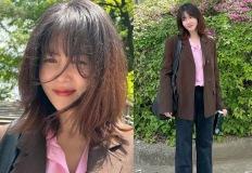 20대라 해도 믿겠다… '손예진'보다 어려 보인다는 45세 여배우, 데일리룩 이미지