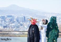 상상 속 크리처와 함께한 서울 여행 #패션화보 이미지