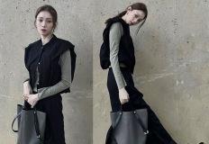 이성경, '마르고 예쁜 애' 정석! 174cm 키도 큰데 슬림한 신비주의 시스루 레이어드룩 이미지