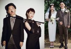 김지민♥김준호, 점점 가까워지는 그날! 오드리 햅번과 채플린의 '꿀 뚝뚝' 웨딩화보 이미지