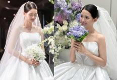 남보라, 결혼하던 날! 눈부신 청초美 '순백의 여신' 웨딩드레스룩 이미지