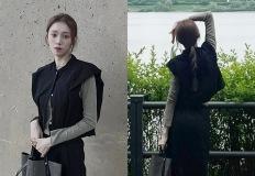 이성경, 산책 나온 자스민 공주! 사복도 공주 러블리한 품격 한강 산책룩 이미지