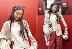 ‘결혼 1개월’ 효민, 더 어려진 새댁! 와이드 팬츠에 셔켓 미모의 여친룩 이미지