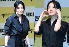 CF만 240편? 전설의 CF 여신, 50대에도 미모 폭발한 여배우, 셔츠+롱스커트룩 이미지