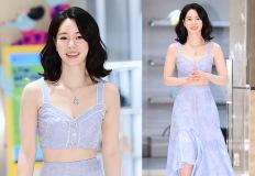 임지연, '곰신 졸업' 물오른 여신 미모에 잠실이 들썩! 라벤더 크롭 투피스룩 이미지