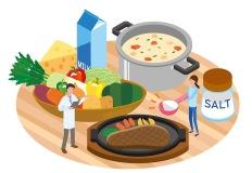 DASH 식단과 나트륨 섭취량 조절 병행하면 혈압 위험 대폭 줄어 이미지