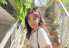 기은세, 화사한 썸머 타탄백 스타일에 심쿵 이미지