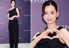 돈 주고도 못 사는 “사각 귀족턱”이 매력적인 여배우의 블랙 투피스룩 이미지