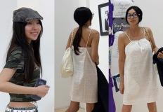 황신혜, 엄마는 등 딸은 복근! 닮은꼴 노출 모녀 쿨한 전시회 나들이룩 이미지