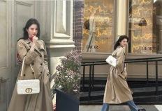 모델하겠다고 30만 원 쥐고 서울행… 지금은 'Z세대 대표 미모' 여배우, 트렌치코트룩 이미지
