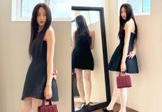 금새록, 168cm 큰 키에 인형 비주얼! 비율까지 비현실 마네킹 미모 미니드레스룩 이미지