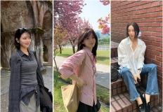 최수영·강민경·정려원 간절기 셔츠 코디 총정리♥ 여자 봄 셔츠룩 스타일링 모음 이미지