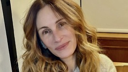 '한때 바람둥이' 58세 줄리아 로버츠, 누군지 못 알아볼 뻔..민낯 근황