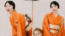 사유리, 기모노 가족사진에 담긴 한마디 