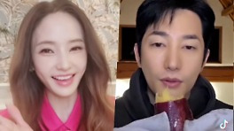 유튜버에 TV 빼앗긴 연예인들…한채영→박시후, 너도나도 틱톡 키는 중