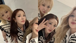 박봄은 없었다…산다라박, 2NE1 멤버들 만나 