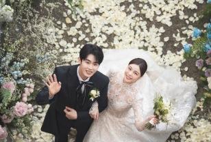 예비신부  웨딩드레스 추천♥ 화사한 봄날, 에일리의 로맨틱 웨딩드레스 정보 이미지