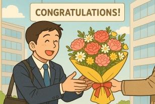 이직·승진 축하에 어울리는 꽃 선물 추천 이미지