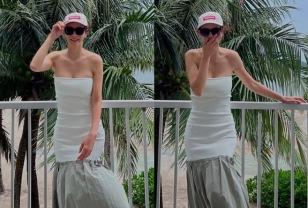 "19살도 반했다던데…" 연하만 홀린 167cm·48kg 여가수, 내추럴 리조트룩 이미지