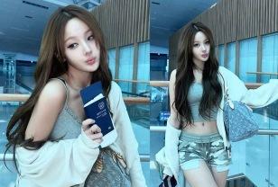 아빠는 전설의 가수❤️ 엄마는 외교관 집안 이대 엘리트…父 길 잇는 여가수, 공항패션 이미지