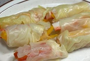 김 대신 양배추로 '이렇게' 말아 보세요! 식감과 맛에 감동합니다 이미지