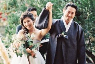 미국에서 한복입고 결혼식 올린 240억 재산의 한국계 배우 이미지