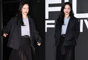 글로벌 스타, 10살 연상 ❤️돌싱 감독과 결혼해 딸까지…여배우, 벨티드 롱스커트룩 이미지