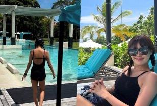 장나라·성유리 안 부러운 ‘숨겨진 동안 강자’ 여배우, 원피스 수영복룩 이미지
