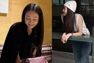 시험관 시술 여러번 실패 끝에 '45세에 출산'한 여배우, 클래식한 일상룩 이미지