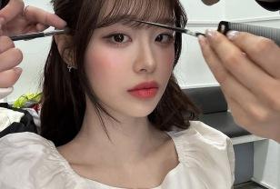 츄, 청순 여신 미모 폭발한 앞머리 스타일링 이미지