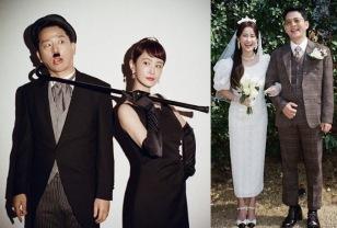 김지민♥김준호, 점점 가까워지는 그날! 오드리 햅번과 채플린의 '꿀 뚝뚝' 웨딩화보 이미지