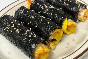 김밥을 '이렇게' 말아 보세요! 10분 만에 맛있는 김밥이 완성됩니다 이미지