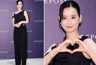 돈 주고도 못 사는 “사각 귀족턱”이 매력적인 여배우의 블랙 투피스룩 이미지