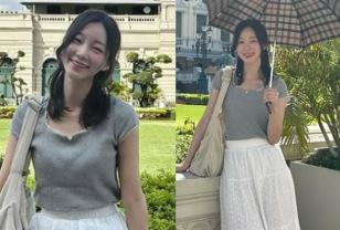 연세대에 간호사 시험도 합격했지만, 너무 예뻐서 연예계 데뷔한 여배우 일상룩 이미지
