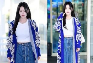 ‘송혜교 떠올리는 미모’… 데뷔하자마자 1억 CF 찍은 여배우, 내추럴 공항룩 이미지
