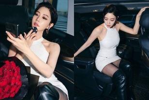 판빙빙보다 더 화제라니? 한국계 영국 여배우, 숨 막히는 S라인 드레스룩 이미지
