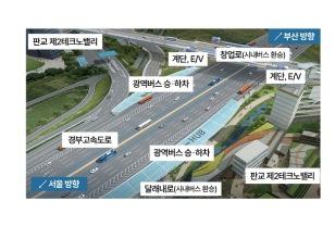 서울~판교 출퇴근 30분 단축 이미지
