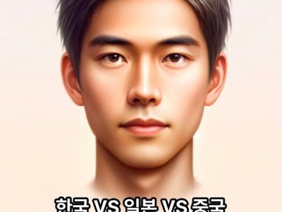 즐잼 AI가 그린 한중일 얼굴 맞혀보기.jpg